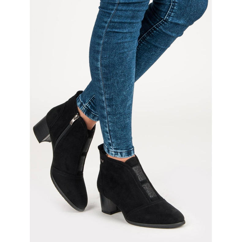 Filippo Elegantne crne čizme crno 1