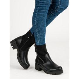 Filippo Udobne čizme sa zaštitnikom crno 2