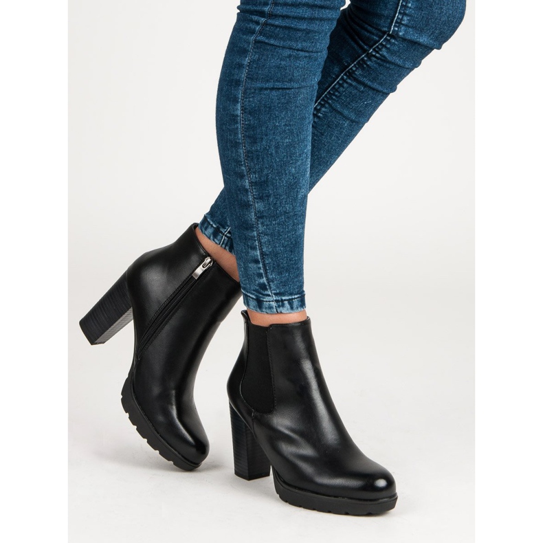 Filippo Udobne čizme na stupu crna 1