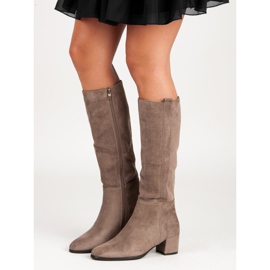 Filippo Bež čizme na visoku petu 1