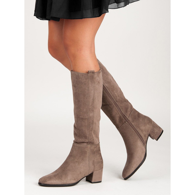 Filippo Bež čizme na visoku petu 2