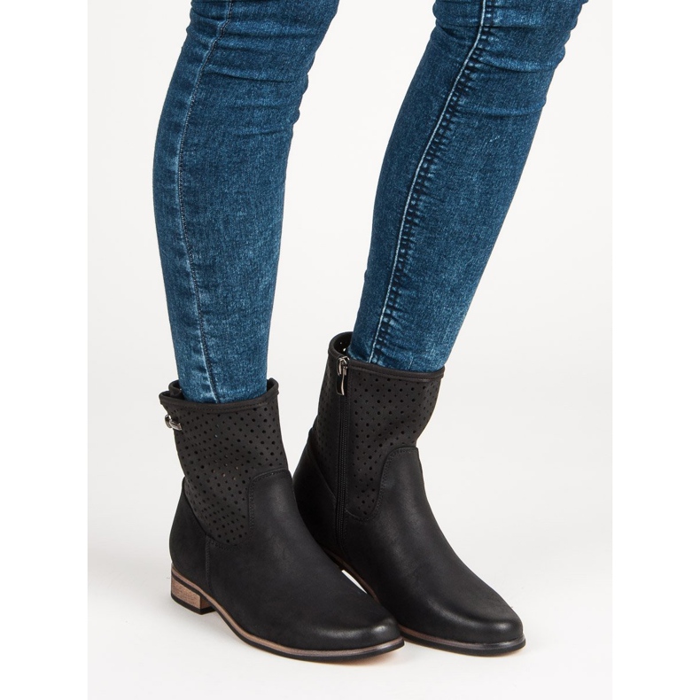 Filippo Ležerne ženske čizme crna 1