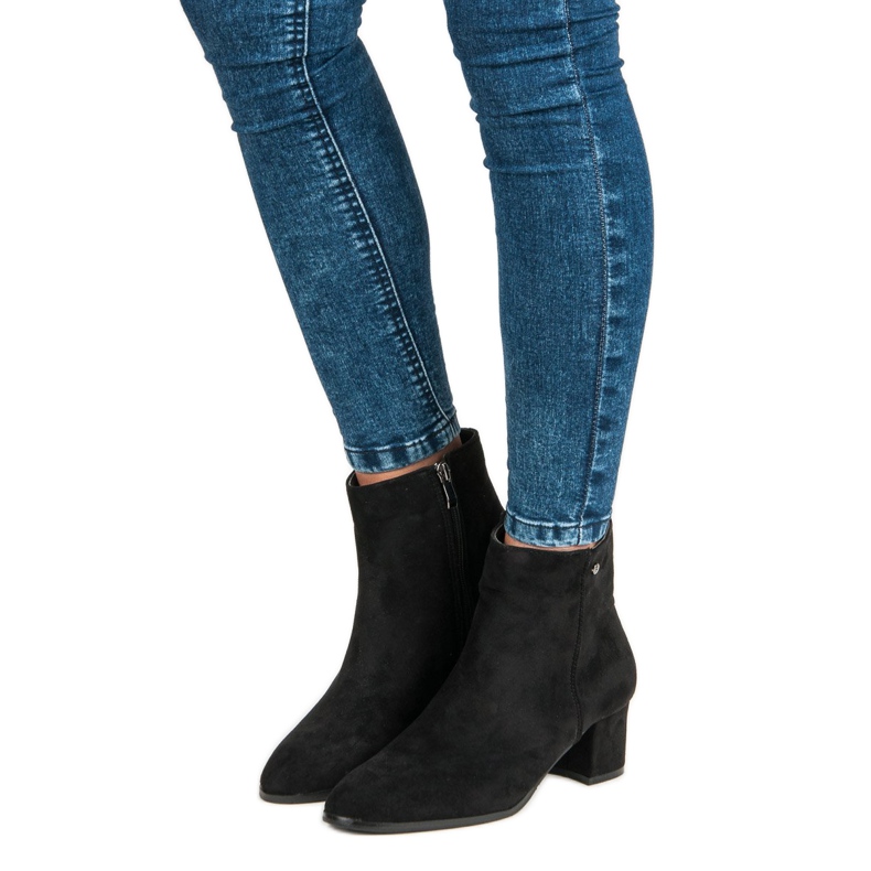 Filippo Ženske cipele od antilopa crno 1