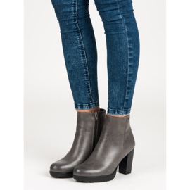 Filippo Grafitne čizme na postu siva 1