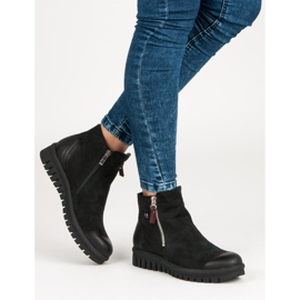 Niske čizme na VINCEZA patentnom zatvaraču crno 2