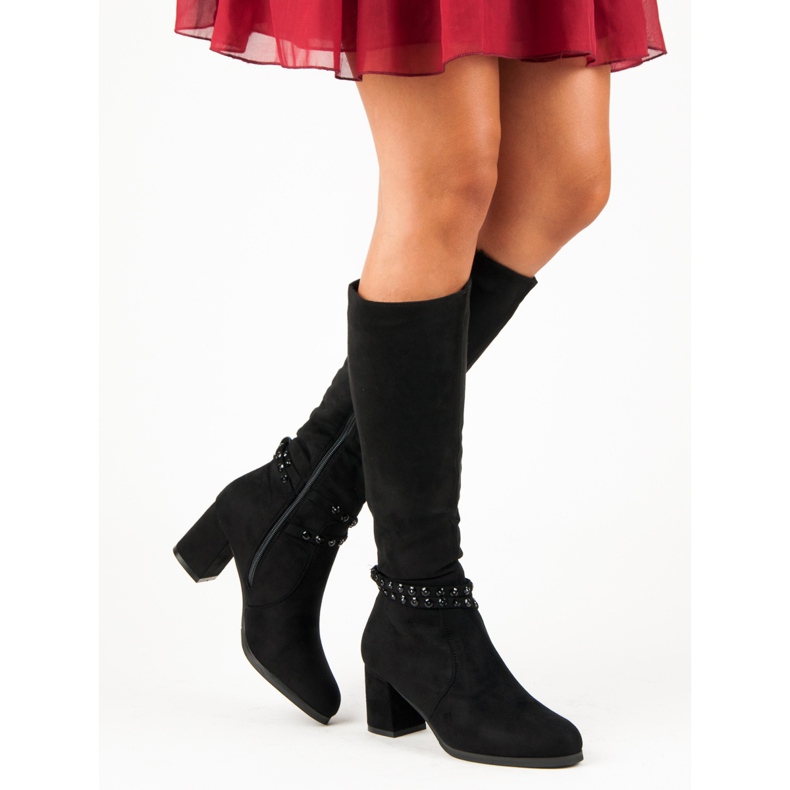 Čizme od antilopa na postu crno 2