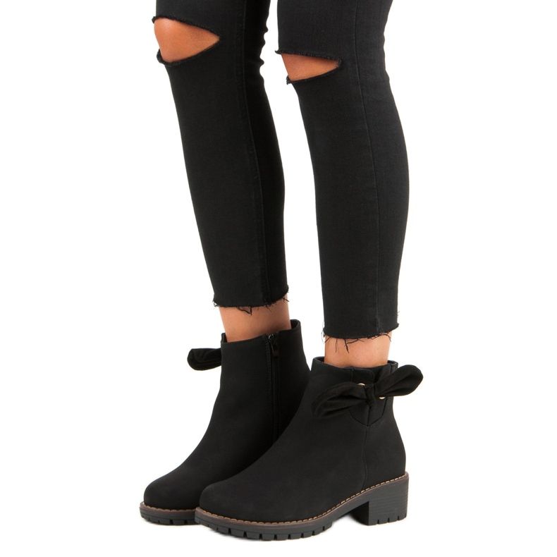 Crne čizme s visokim potpeticama crna 1