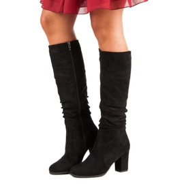 Klasične ženske čizme crna 1