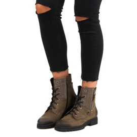 Moderan kaki VINCEZA Workers zelena 2