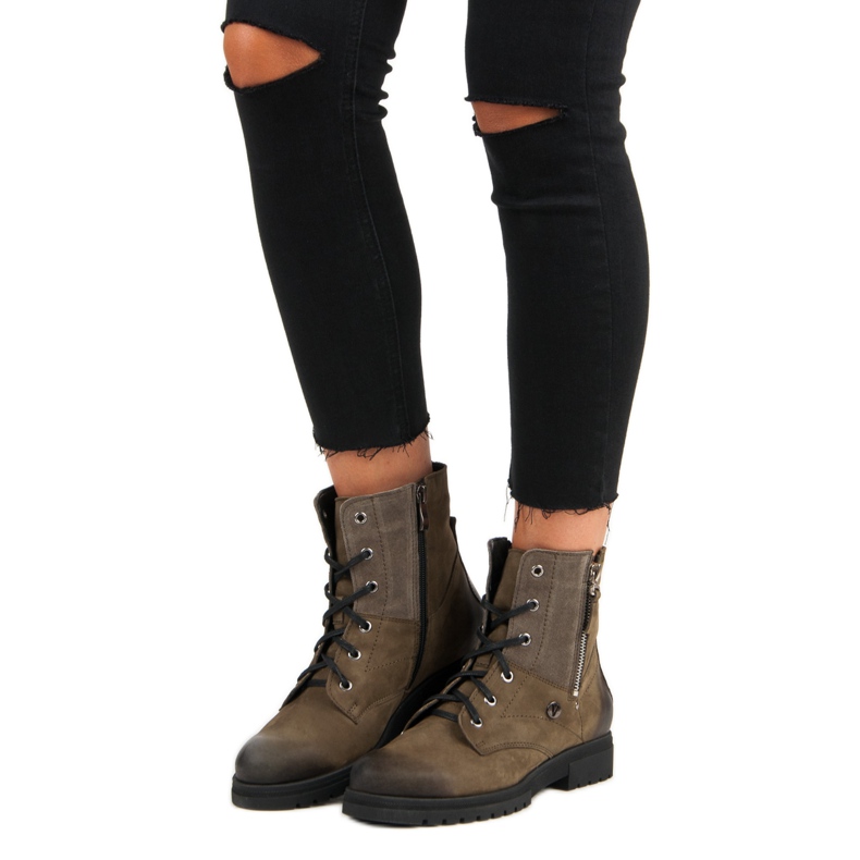 Moderan kaki VINCEZA Workers zelena 2