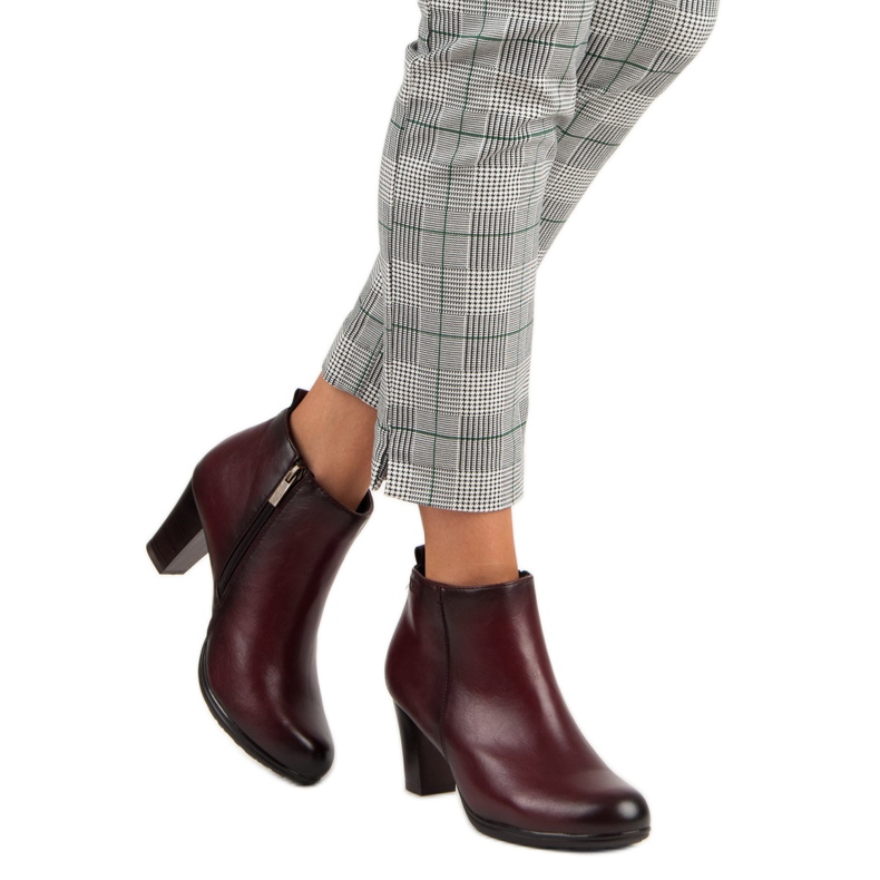 Vinceza Elegantne čizme na vincezi crvena 2