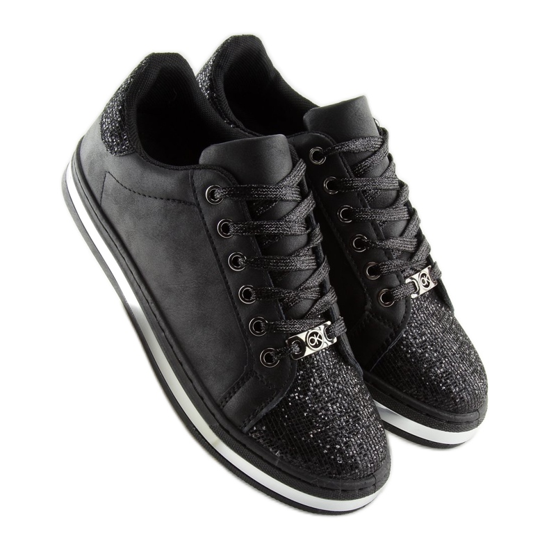 Crne ženske tenisice BK-81 Black crno 2