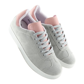 Ženske tenisice sive i roze BL131P GREY / PINK siva 2
