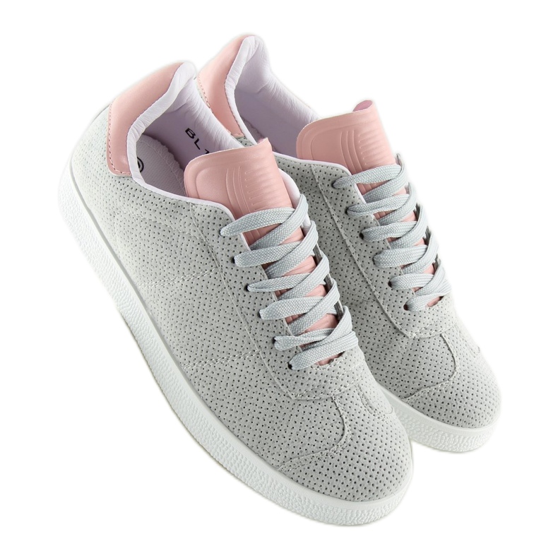Ženske tenisice sive i roze BL131P GREY / PINK siva 2