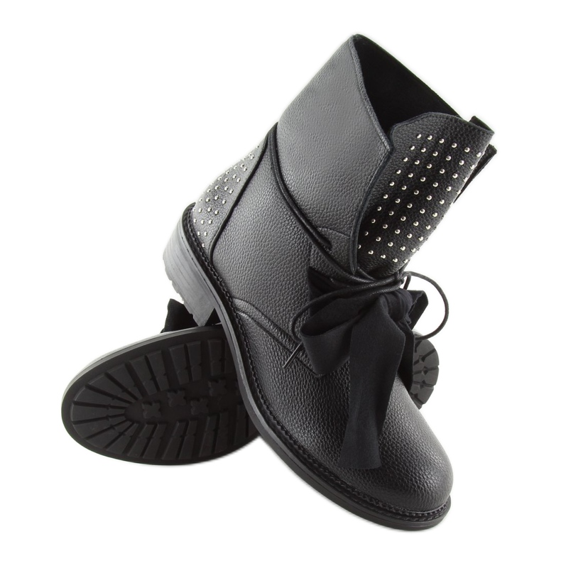 Radnici s baršunastom crnom mašnom crna 2