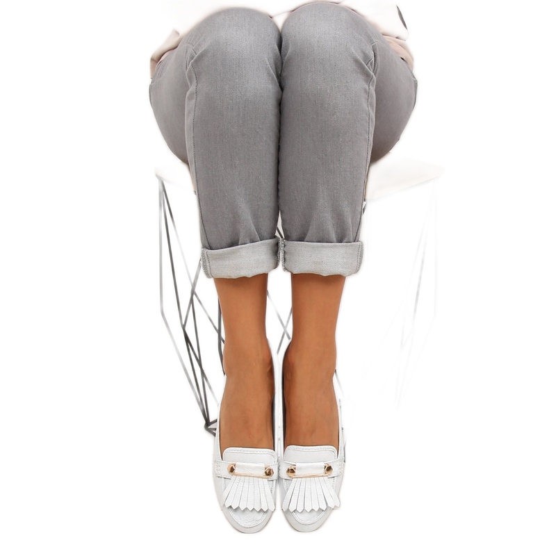 Vintage mokasinke 3052 Bijele bijela 1