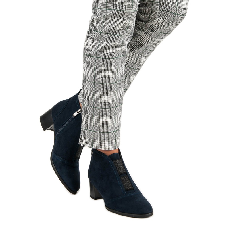 Filippo Elegantne tamnoplave čizme plava 1