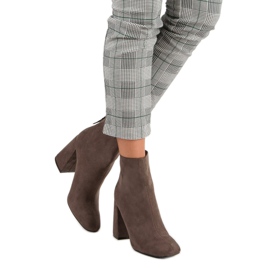 Corina Elegantne čizme od antilopa smeđa 1