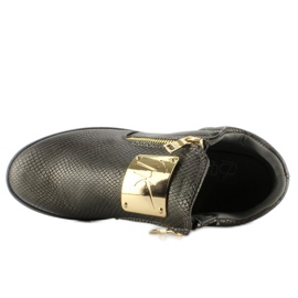 Tenisice Zanotki zlatne sa patentnim zatvaračima 881-1 D. Grey siva 1