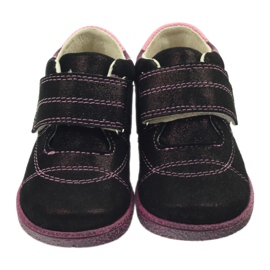 Ren But Kožne dječje čizme s čičak Burord Metalicom 1531 ren, ali crvena 3