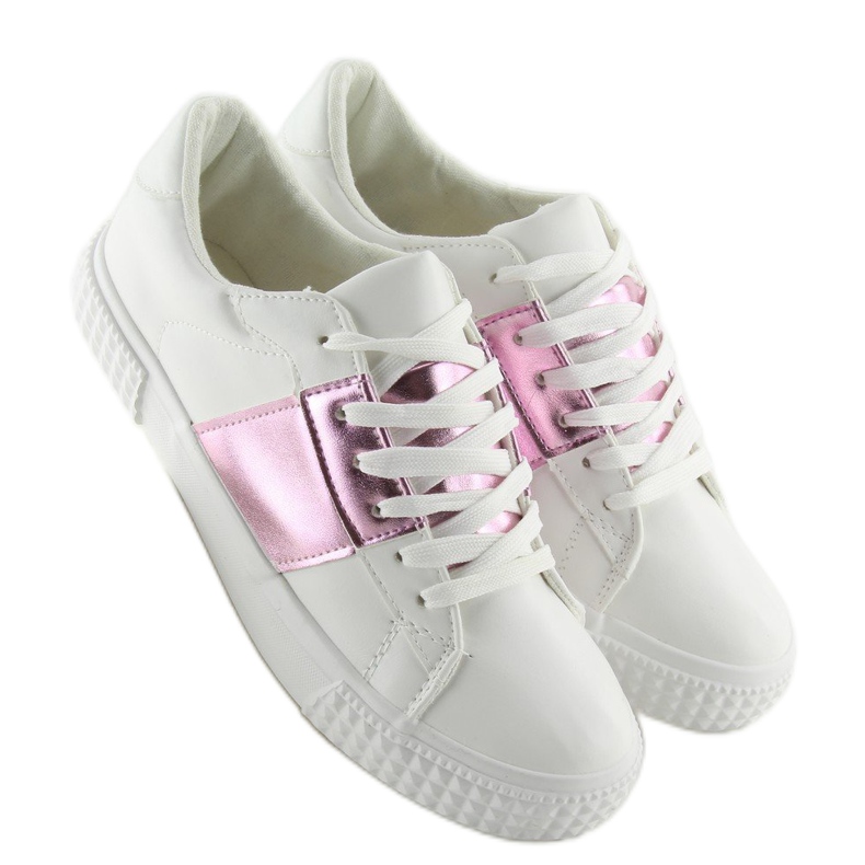 Ženske tenisice bijele i roze M896 WHITE / PINK bijela ljubičasta 1