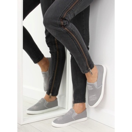 Sive slip-on tenisice BL126P Siva 1