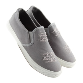 Sive slip-on tenisice BL126P Siva 2