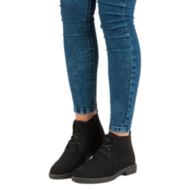 Nisko vezane čizme crna 2