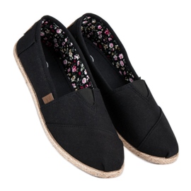Mckeylor Crne slip-on espadrile crno 1