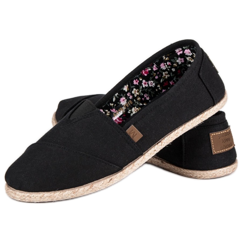 Mckeylor Crne slip-on espadrile crna 2