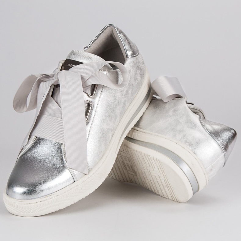 Filippo Cipele sa srebrnim vezama siva 2