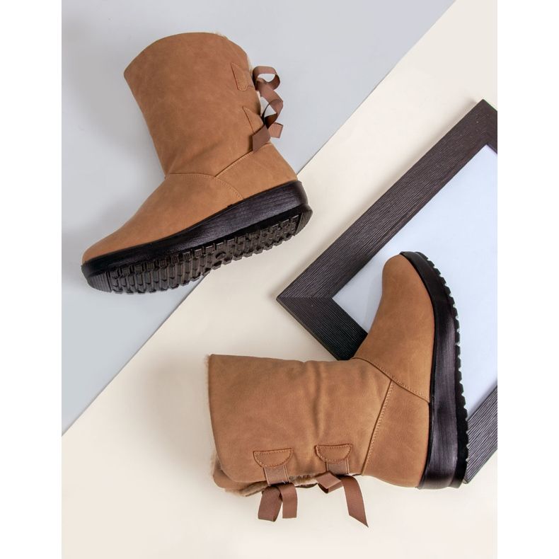 Tople čizme za snijeg s patentnim zatvaračem zelena 1