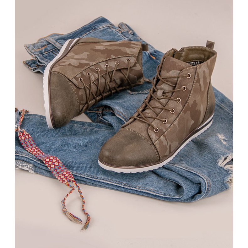 Vinceza Tenisice preko gležnja Moro zelena 1