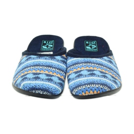 Adanex papuče 23557 norveški džemper tamnoplava plava narančasta 4