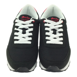 American Club American ADI sportske cipele za žene 1756 crne crna crvena 4