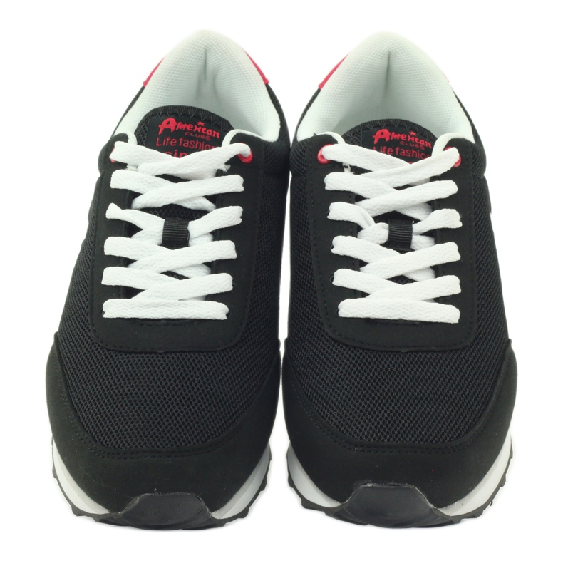 American Club American ADI sportske cipele za žene 1756 crne crna crvena 4