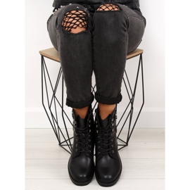 Crne čizme za žene crne čizme H950 Crne crno 2