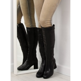 Crne čizme na petu A-11 crne crna 1