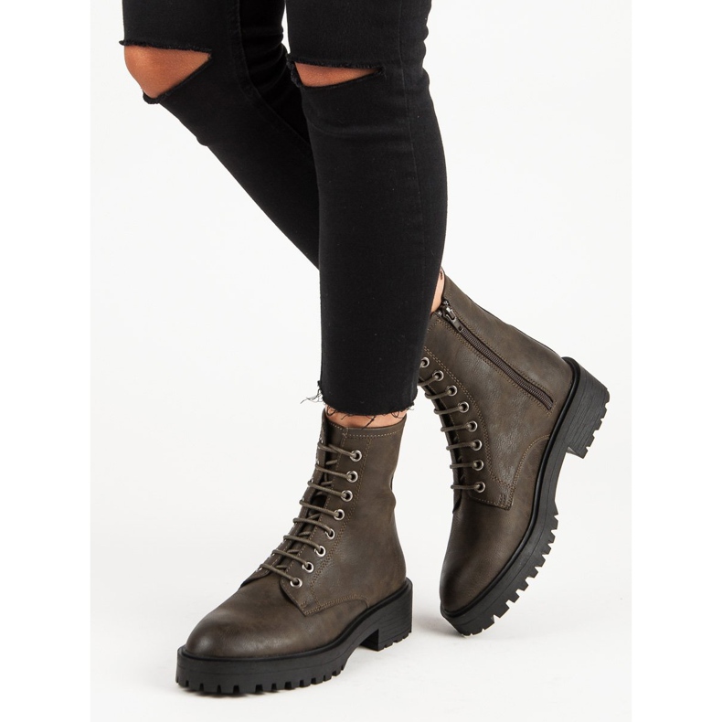 Corina Elegantne radne čizme zelena 2