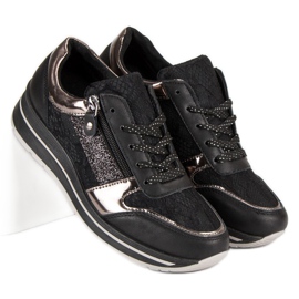 Kayla Elegantne ženske tenisice crno 1