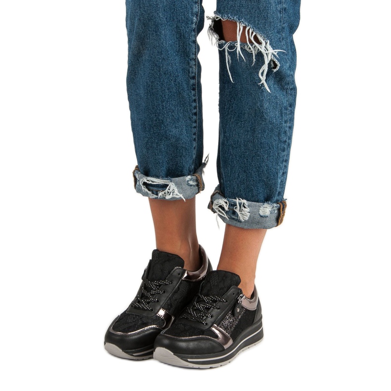 Kayla Elegantne ženske tenisice crno 2