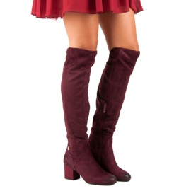 Vinceza Burgundski mušketir na štiklu iz VINCEZE crvena 1