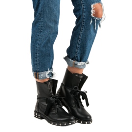 Lucky Shoes Rok radarske čizme crna 1