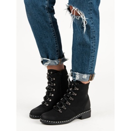 VINCEZA vezane radnike crna 2