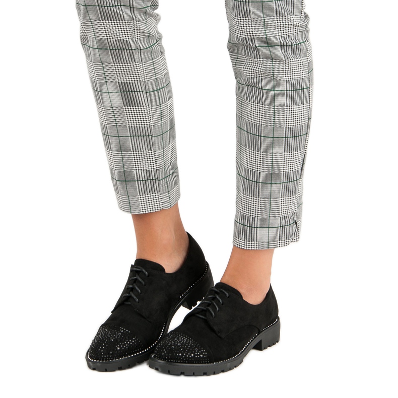 Bello Star Elegantne cipele od antilopa crna 1