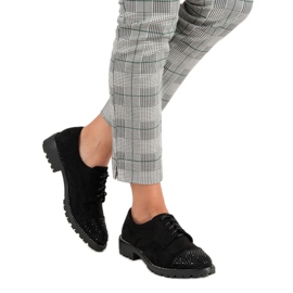 Bello Star Elegantne cipele od antilopa crno 2