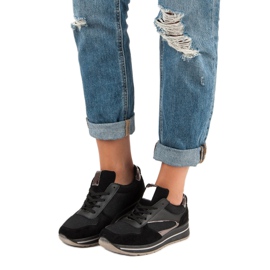 Modne sportske cipele crno 1