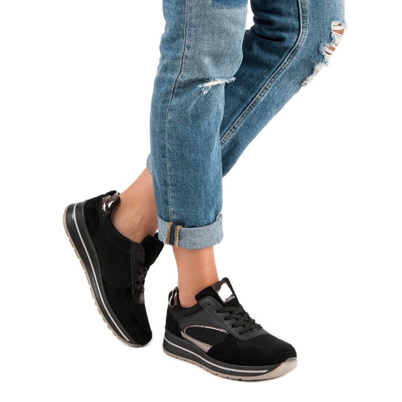 Modne sportske cipele crno 2