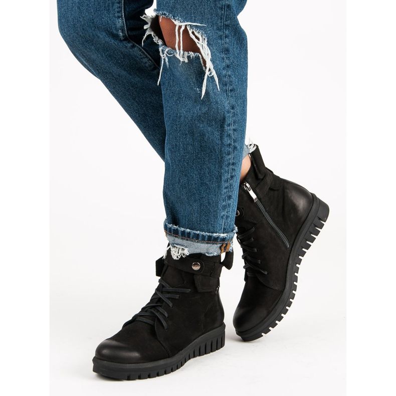 Crne radničke čizme VINCEZA crna 2