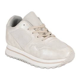 Marquiz Modne tenisice na platformi siva 1